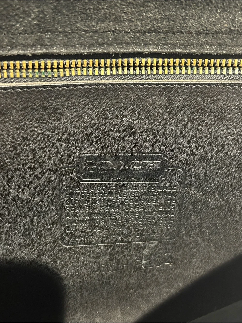 Vintage Coach Black Leather Crossbody with Gold Hardware - Picture 3 of 8